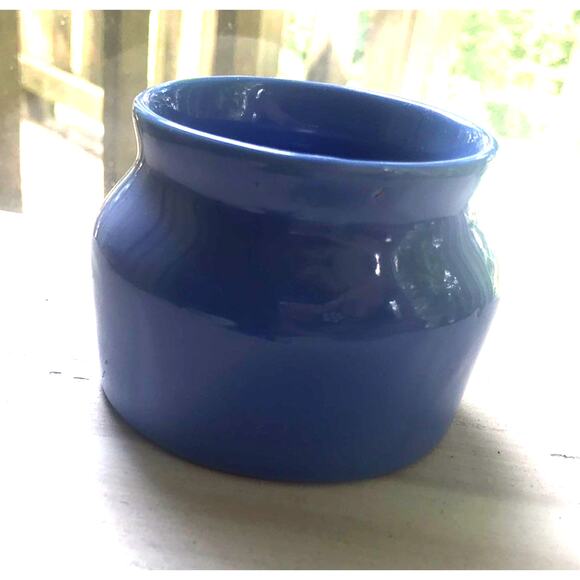 Vintage Oxford-Ware USA Bean Bowl Serving Bowl Blue 3x3" Excellent Condition! - Picture 1 of 5